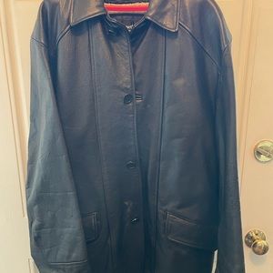 Kenneth Cole men’s leather coat.